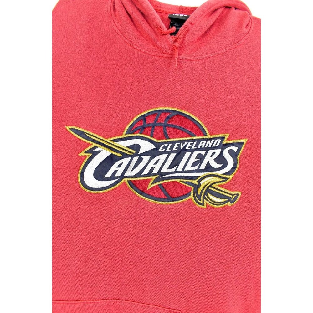 Vintage Cleveland Cavaliers hoodie, NBA red embroidered sweatshirt - AU XL - Picture 2 of 4